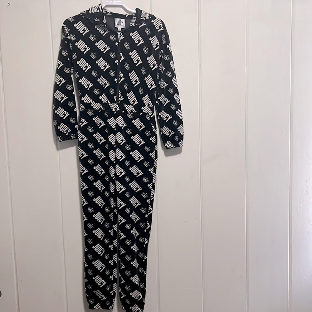 Juicy Couture Velour Soft Hoodie Jumpsuit